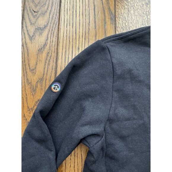 Patagonia Fitz Roy Icon Uprisal Crew Sweatshirt Men’s XS / Womens S Black NWT - Picture 2 of 8